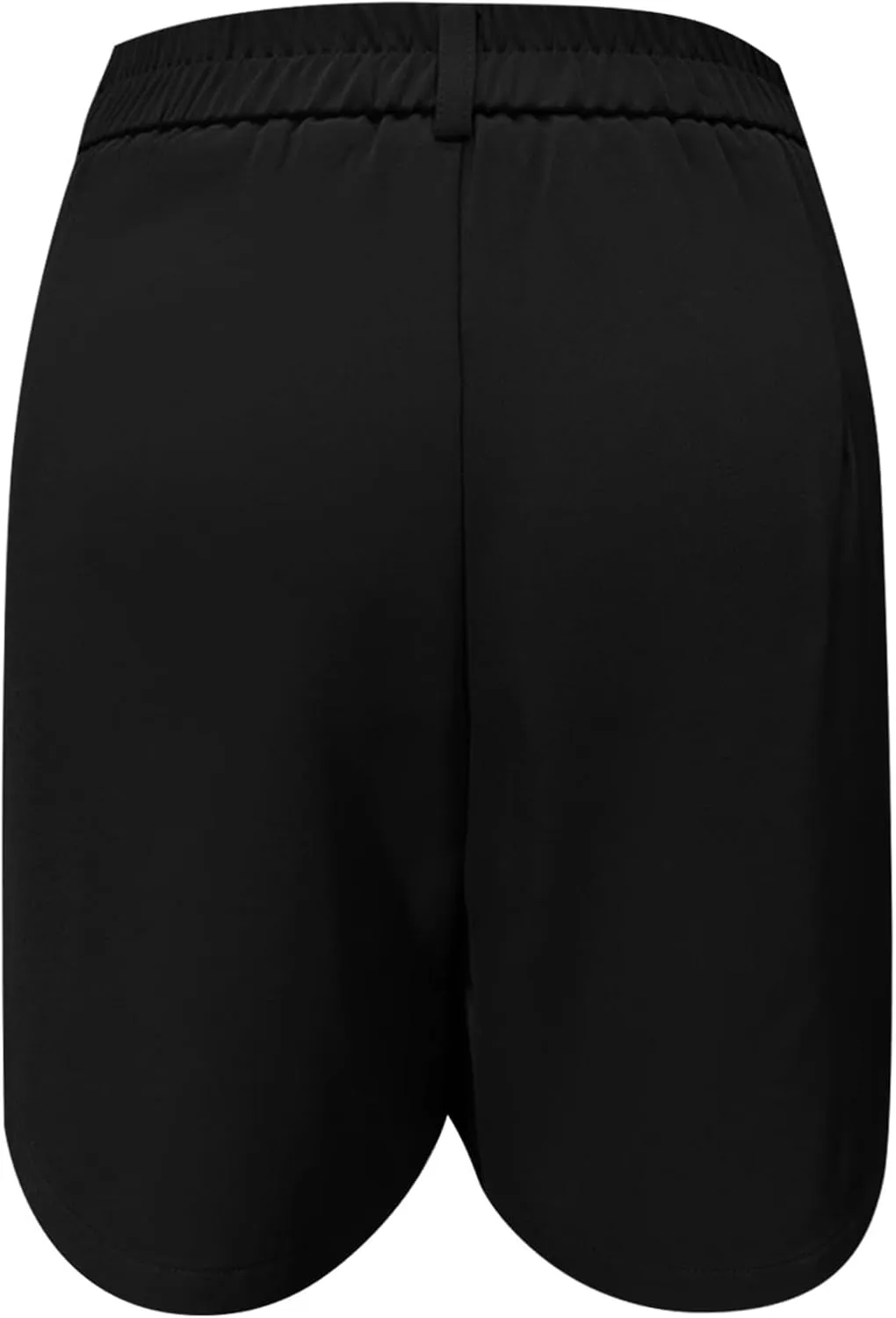 2025 Womens Suit Shorts Elastic Waist Stretch Wide Leg Summer Casual Dressy Office Work Shorts with Pockets