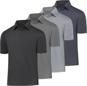 BALENNZ Golf Polos for Men Quick-Dry Athletic Mens Polo Shirts Short Sleeve Summer Casual Moisture Wicking Golf Shirt