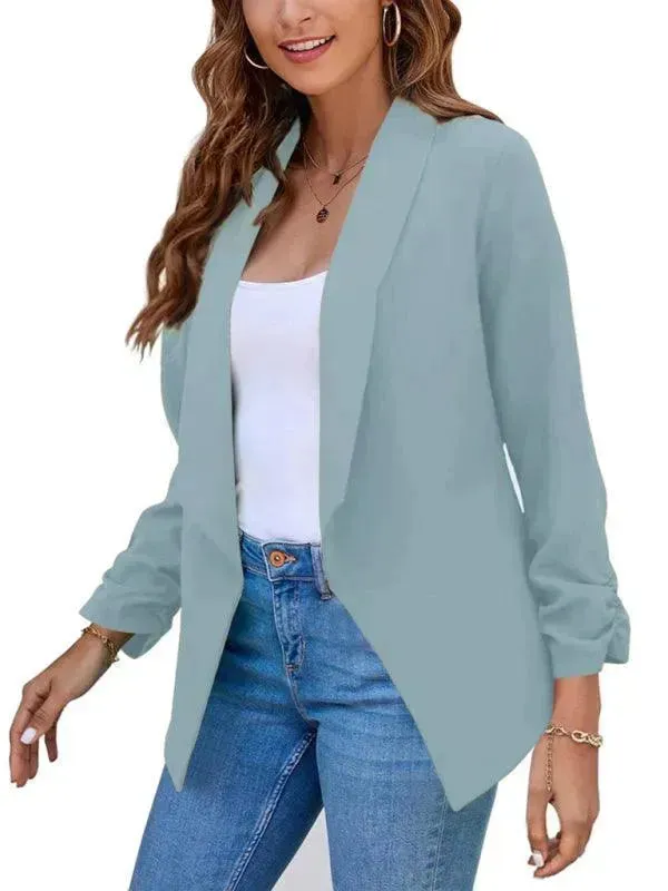 Casual Slim Fit V-Neck Women's Blazer