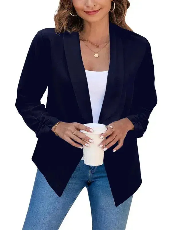 Casual Slim Fit V-Neck Women's Blazer