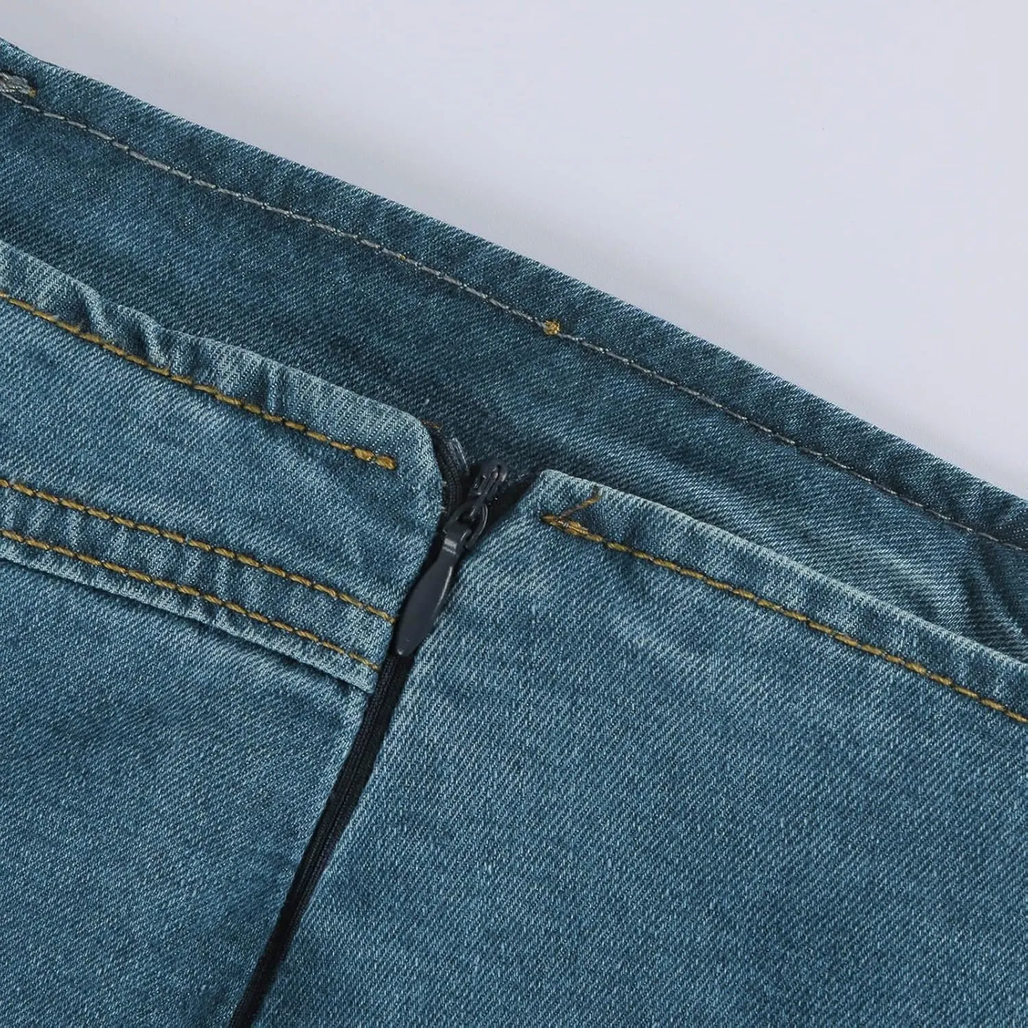 Mid Waisted Flare Jeans for Women Pull-On Skinny Flared Bootcut Denim Jegging Classic Stretch Curvy Bell Bottom Jeans
