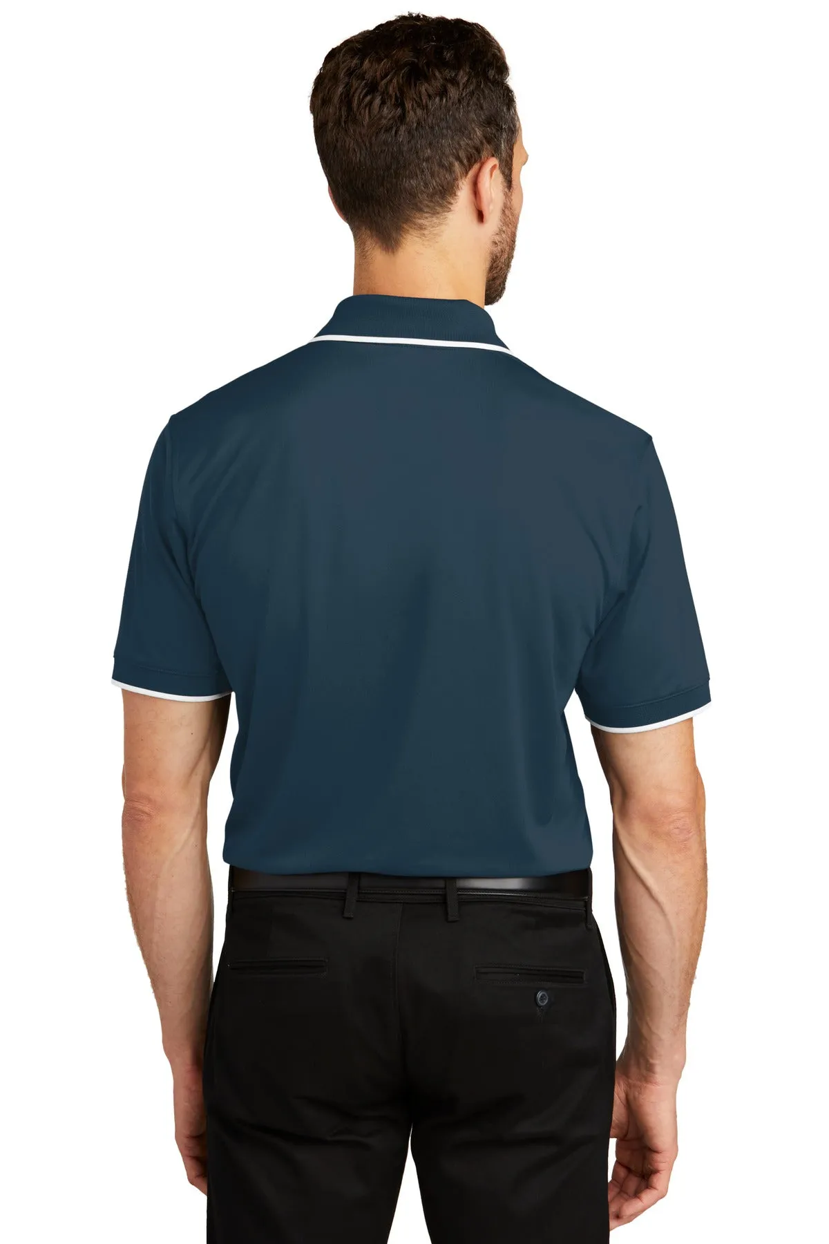 Port Authority Dry Zone UV Micro-Mesh Tipped Polo. K111