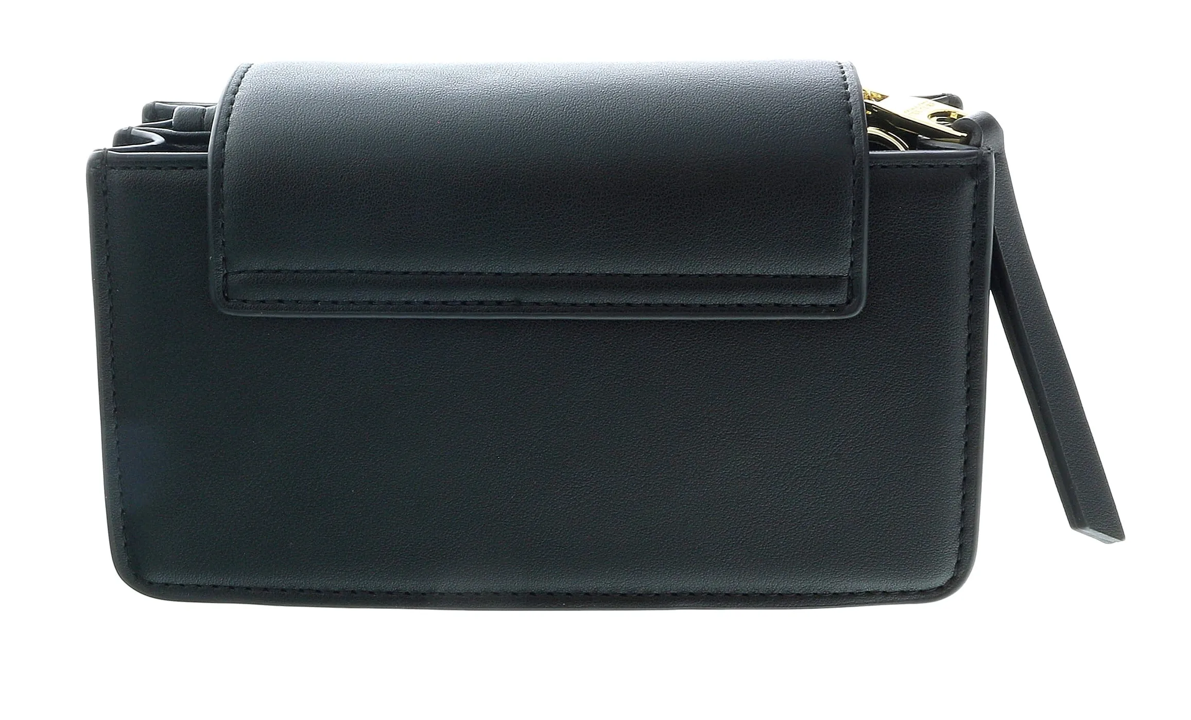 Versace Jeans Couture Small Black Structured Mini Signature  Crossbody bag