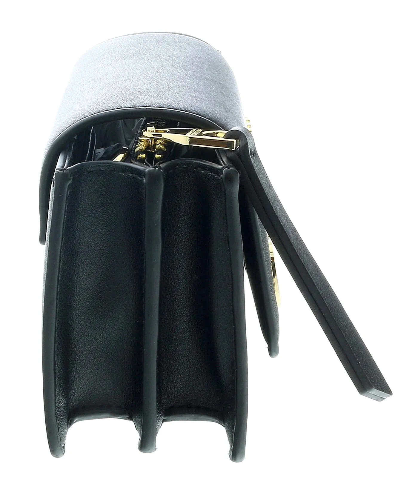 Versace Jeans Couture Small Black Structured Mini Signature  Crossbody bag