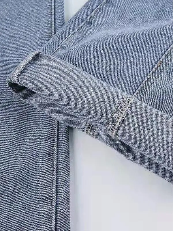 Wenkouban Flared jeans with Back Star patch 1107