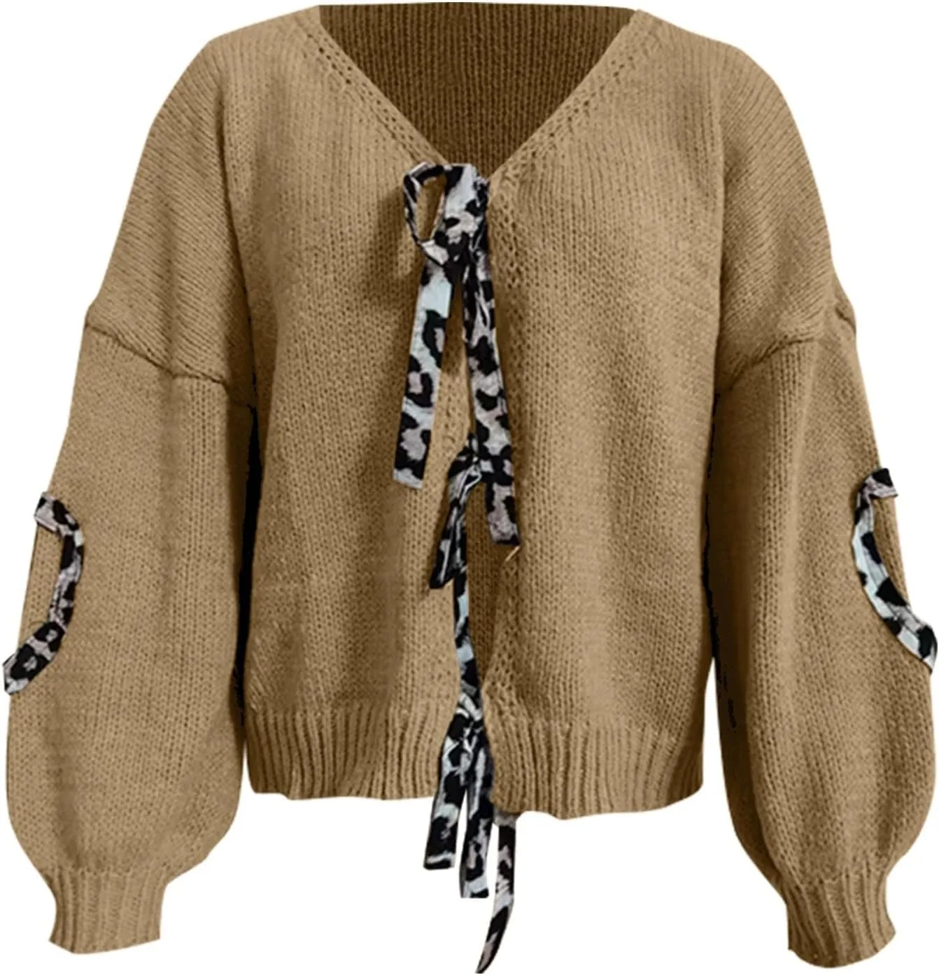 Women's Knit Cardigans 2024 Oversized Chunky Cardigan Sweaters Fall Fashion Open Front Knit Long Sleeve Cardigans